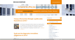 Desktop Screenshot of blog.exacompare.fr